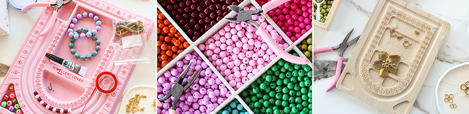 Pratiques plateaux à enfiler des bijoux Pratiques plateaux à enfiler des bijoux