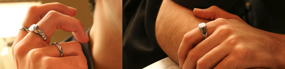 Nouvelle série de bagues en acier inoxydable pour homme Nouvelle série de bagues en acier inoxydable pour homme