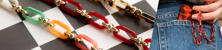 Nouveaux cordons de téléphone en acrylique et accessoires Nouveaux cordons de téléphone en acrylique et accessoires