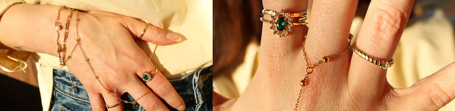 Nouvelle s&eacute;rie de cha&icirc;nes de main en acier inoxydable