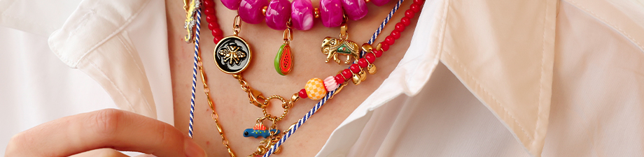 Nouveaut&eacute; ! Breloques en acier inoxydable avec &eacute;mail