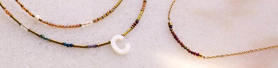 Perles &agrave; facettes rondes