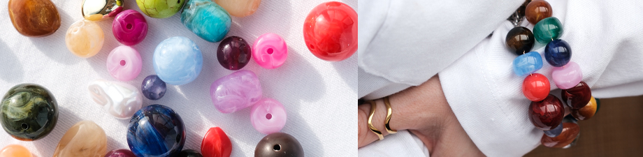 Nouvelle collection de perles acryliques Nouvelle collection de perles acryliques