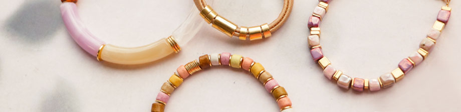 Perles en m&eacute;tal DQ dor&eacute;